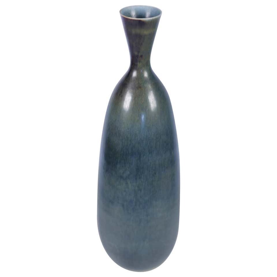 Carl-Harry Stålhane, Glazed Ceramic Vase, Rörstrand, 1956.