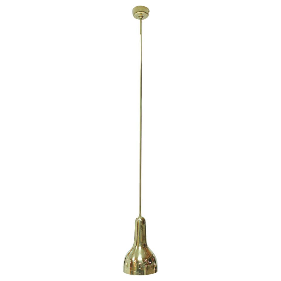 Paavo Tynell, Ceiling Light in Brass, Taito Oy, Finland 1946